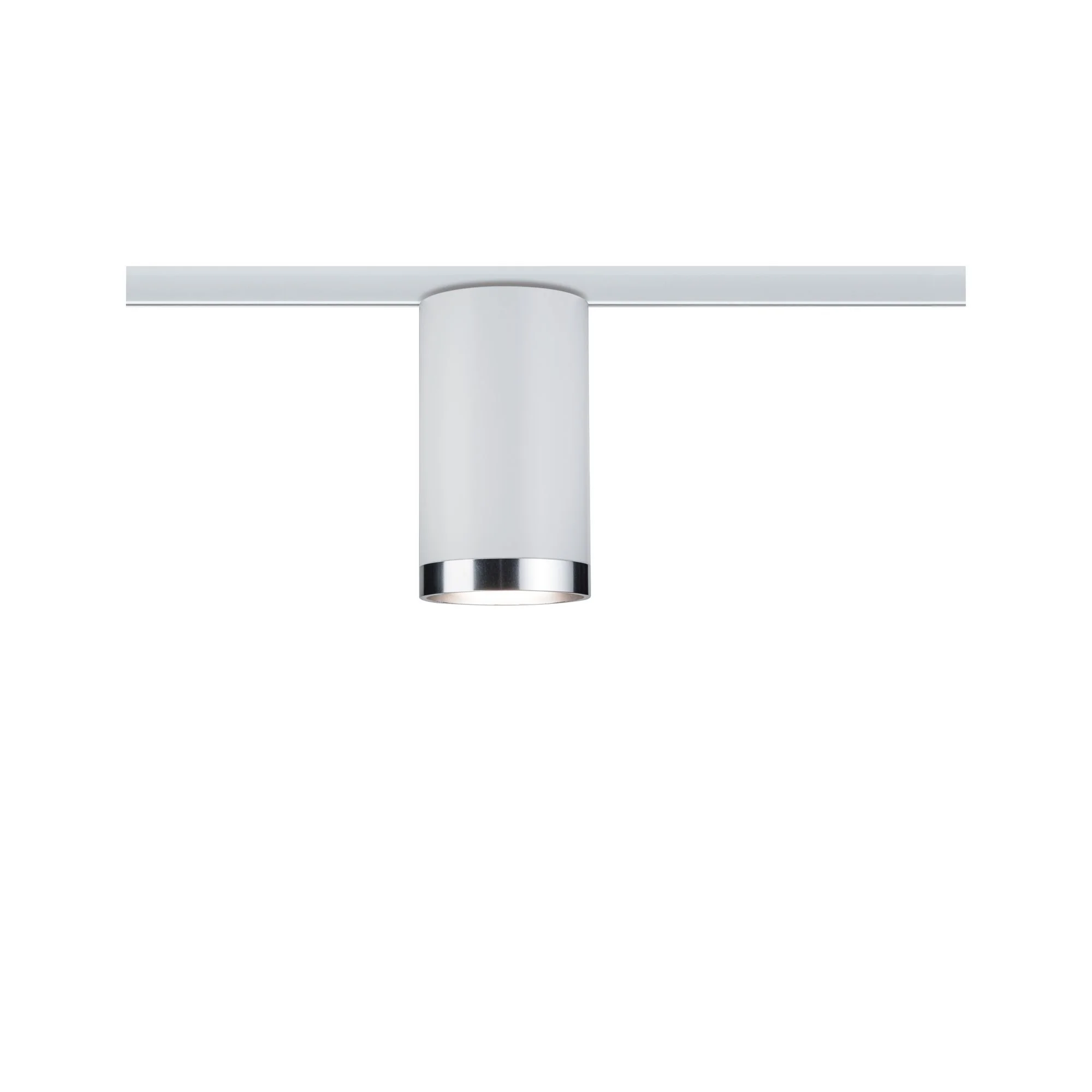 URail Spot Tube Weiß#Chrom matt max. 1x10W GU10 ohne Leuchtmittel