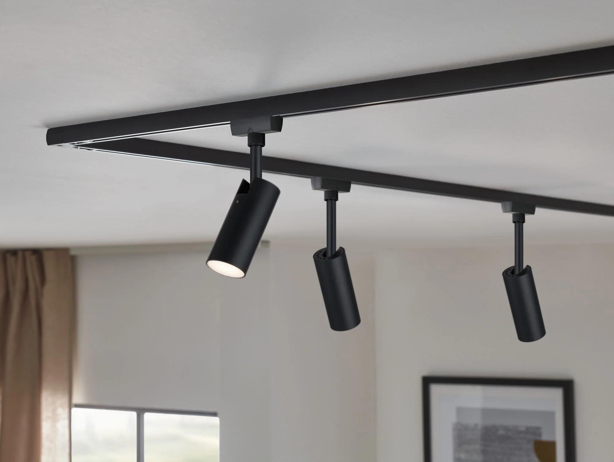 URail Spot Tubo 1x5W Schwarz matt 230V Metall/Kunststoff 3000K non-dim - Image 2