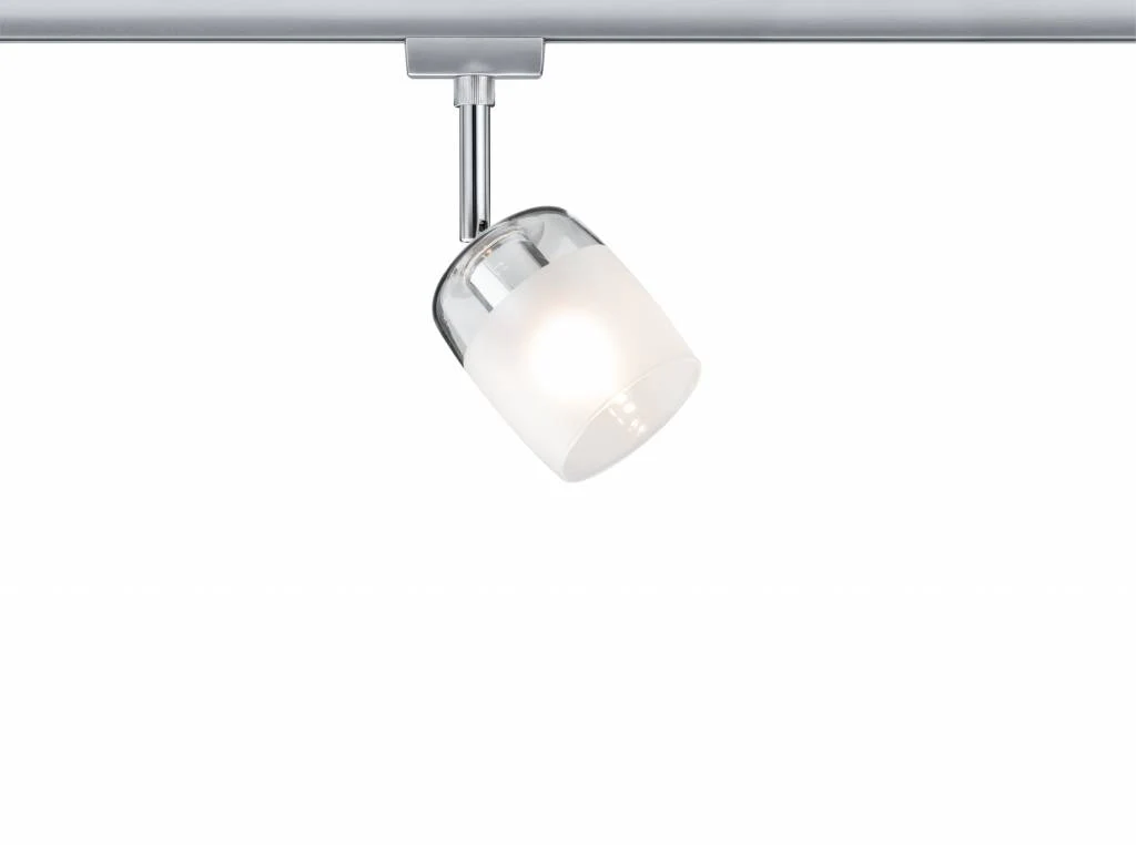 URail System Spot Blossom max. 1x10W G9 Chrom matt/Klar/Satin 230V Metall/Glas - Image 2