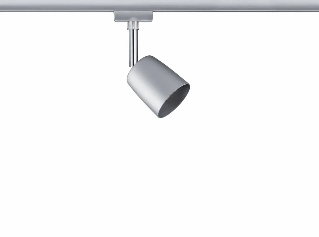 URail System Spot Cover max. 1x10W GU10 Chrom matt/Chrom 230V Metall - Image 2
