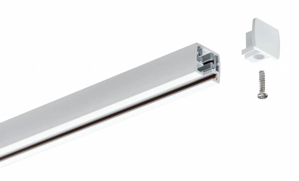 URail Universal Endcap 2er Pack Weiß Kunststoff - Image 2