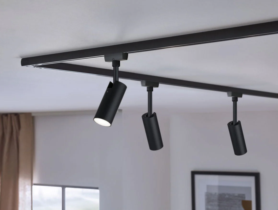 URailLED Schienenspot3-Step-Dim Tubo Einzelspot 170lm 4W 4000K dimmbar 230V Schwarz matt - Image 4