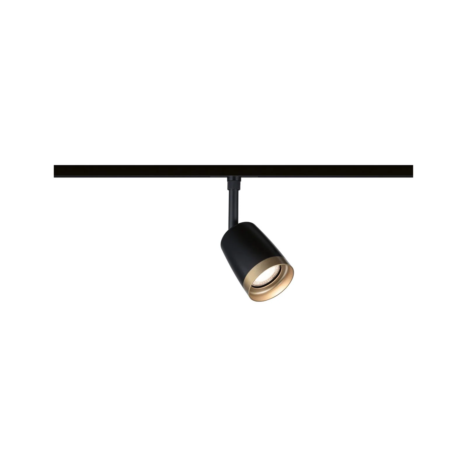 URailSchienenspot Cover Einzelspot GU10 max. 10W 230V Schwarz matt/Gold matt