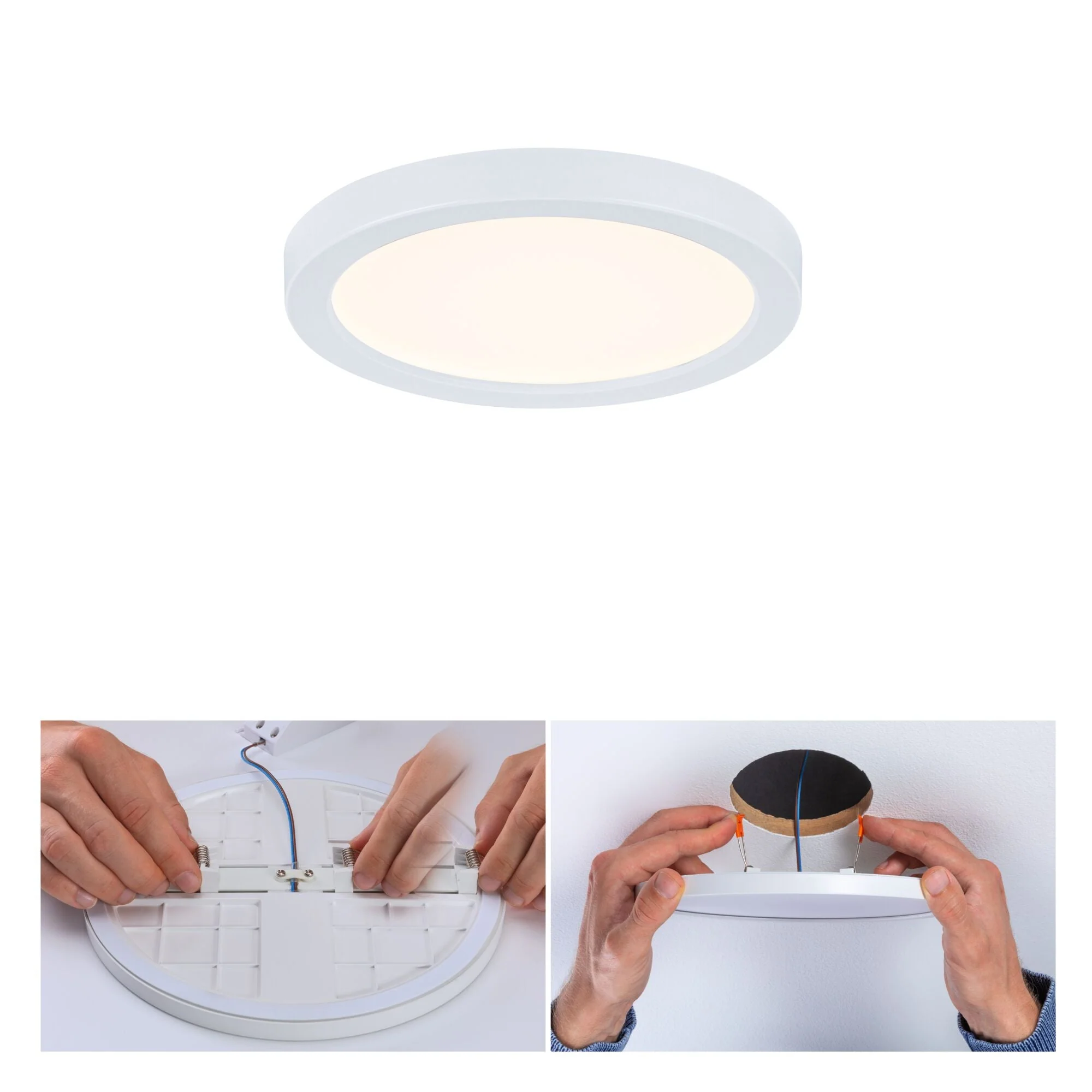 VariFit Areo IP44 rund 118mm 6,5W 550lm 3000K Weiß