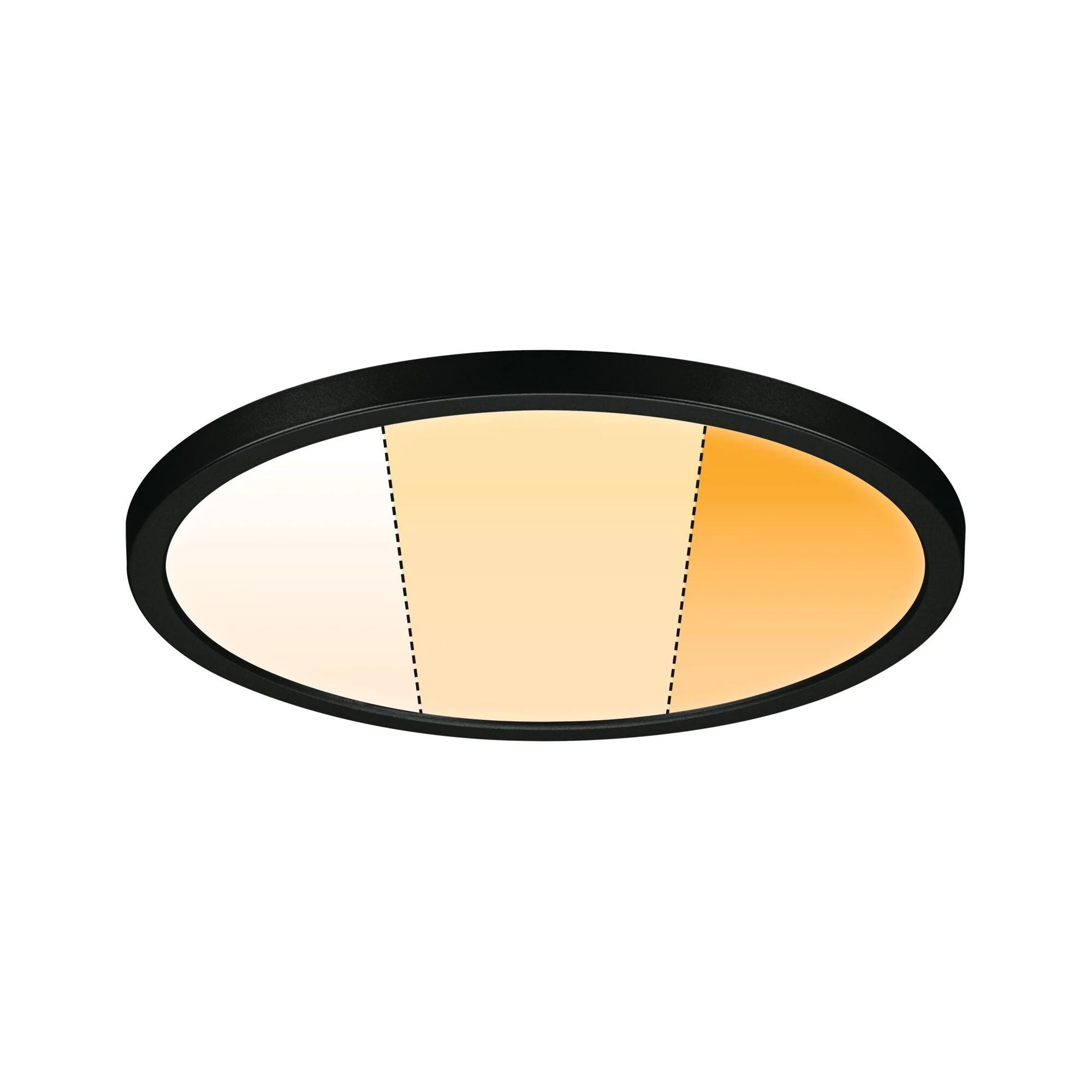 VariFit Areo IP44 rund 230mm 16W 1500lm 3 Step Dim to warm Schwarz dimmbar - Image 4