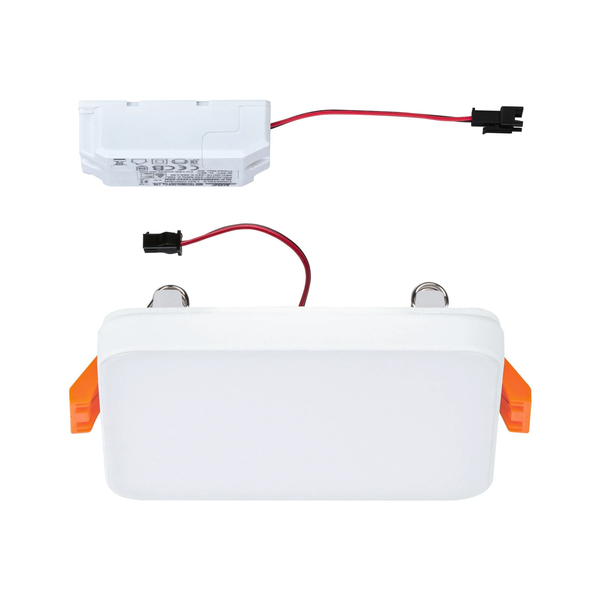 VariFit Veluna Edge IP44 eckig 90x90mm 6W 450lm 3000K Weiß dimmbar - Image 6