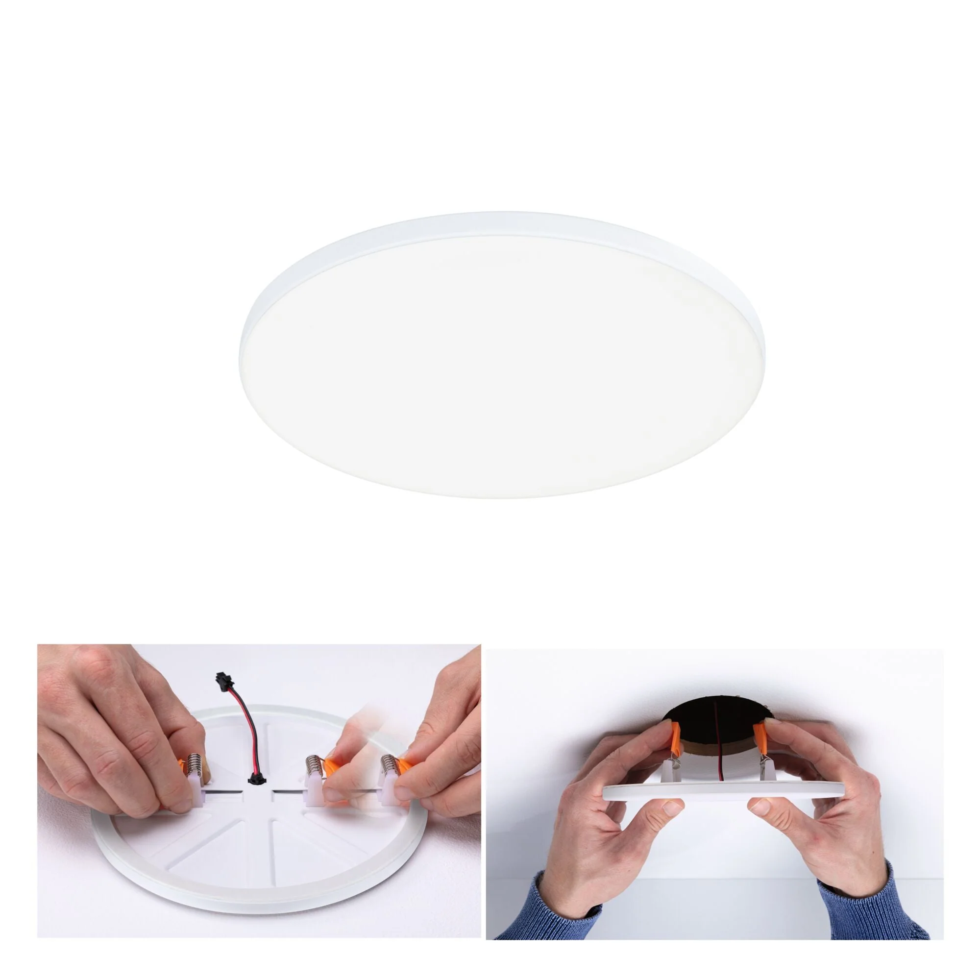 VariFit Veluna Edge IP44 rund 160mm 12W 1100lm 4000K Weiß dimmbar
