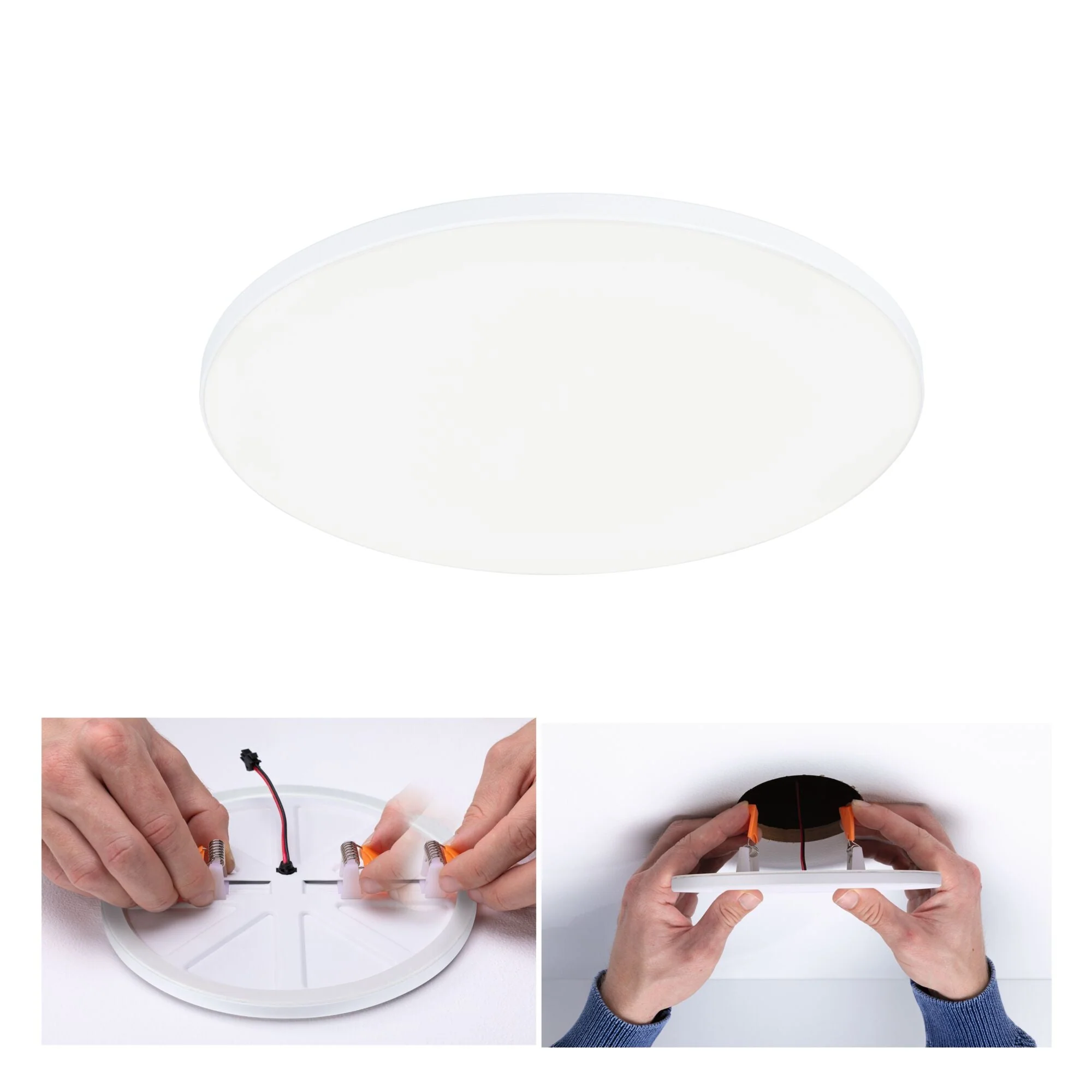 VariFit Veluna Edge IP44 rund 200mm 17W 1500lm 4000K Weiß dimmbar