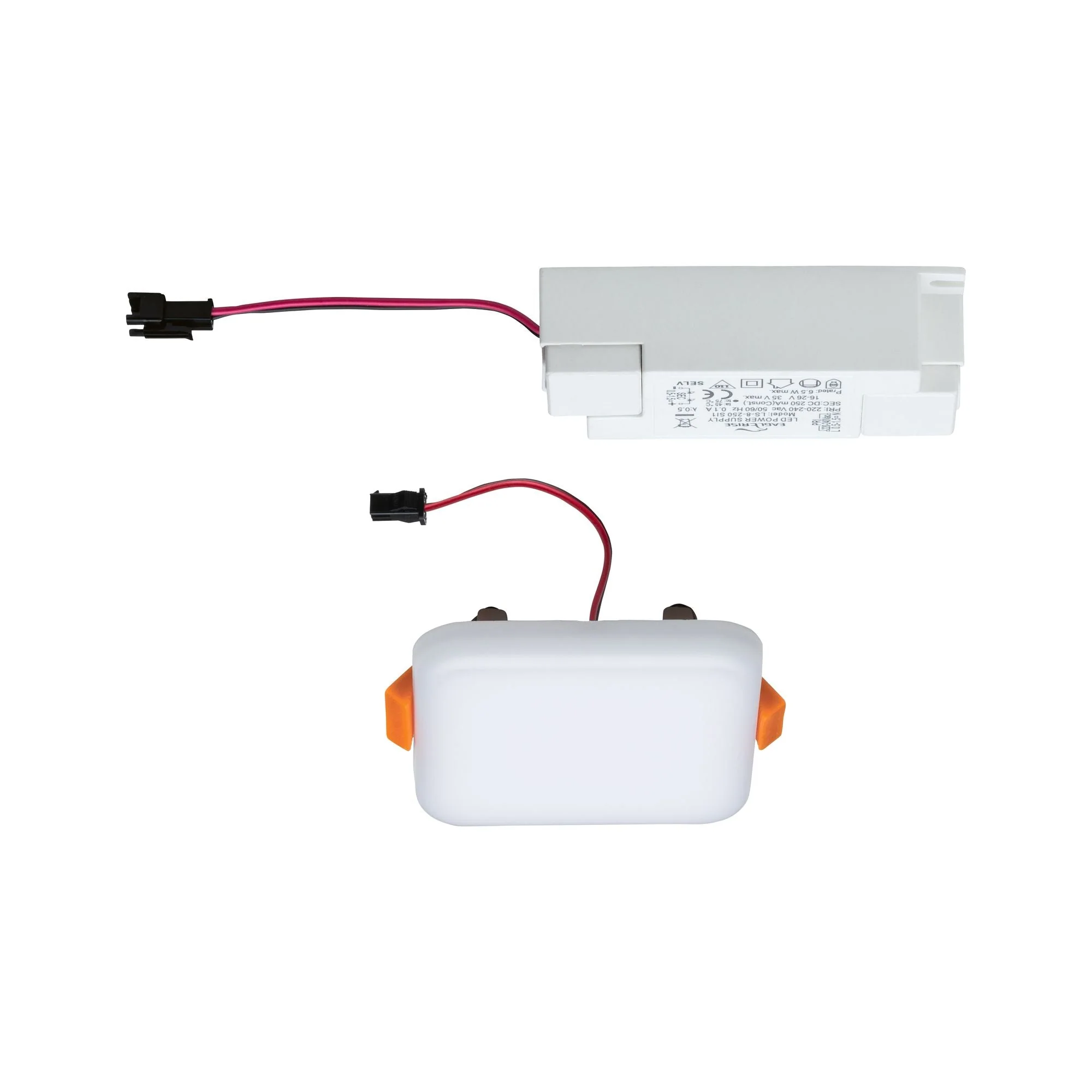 VariFit Veluna IP44 eckig 75x75mm 4,5W 400lm 4000K Satin - Image 5