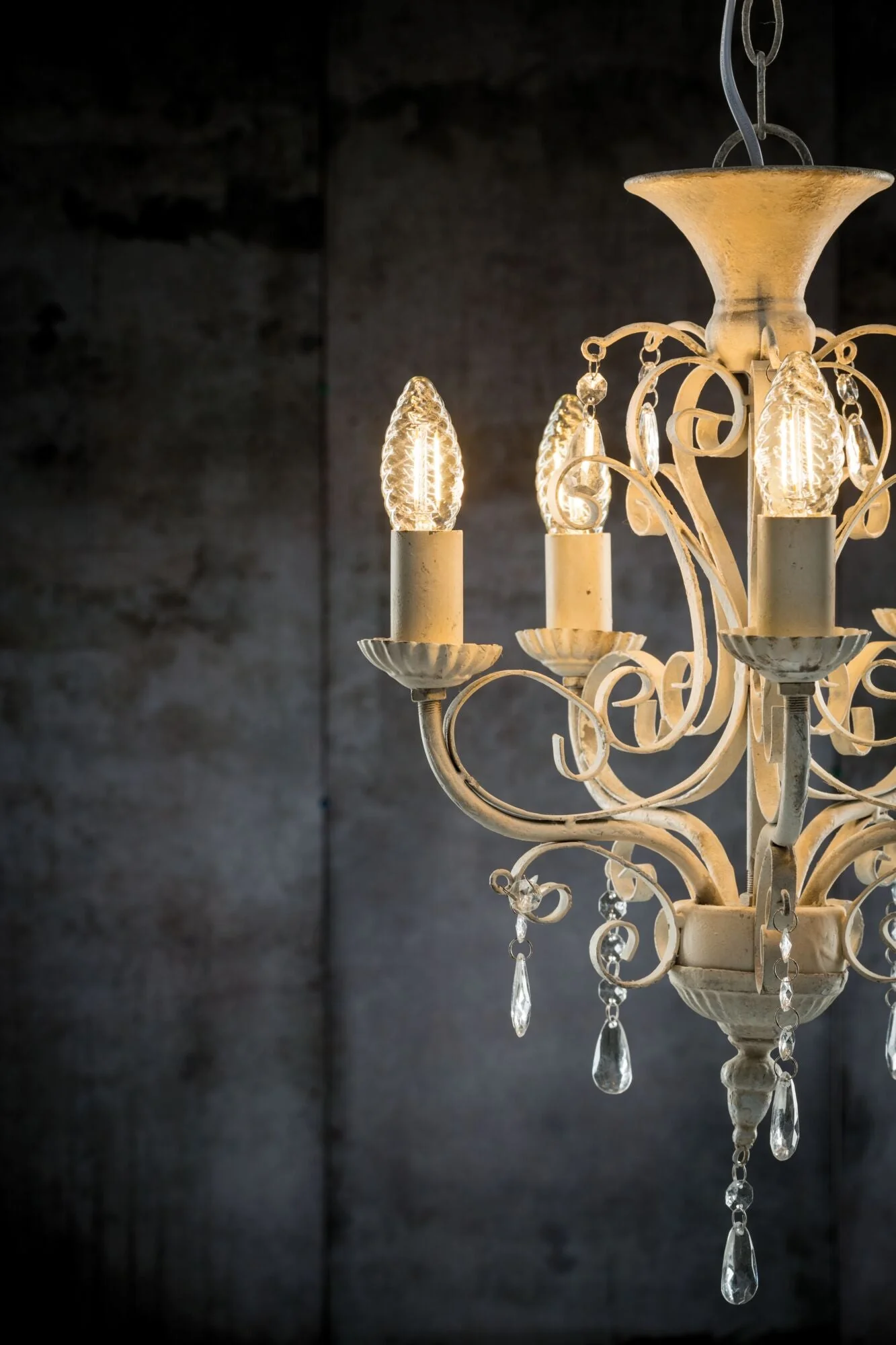 Vintage Edition LED Kerze gedrehtes Glas 260lm 2,6W 2500K Gold - Image 2