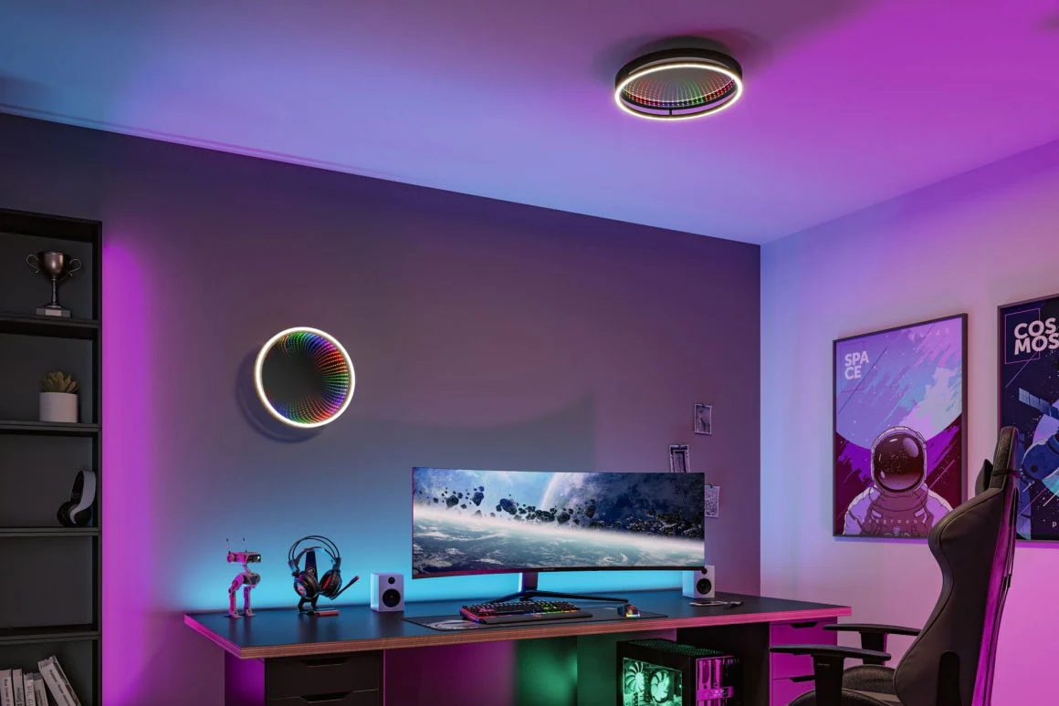 Spaceglow One LED 3D RGB rainb TunW Sz - Image 3