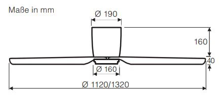 WiFi/WLAN Deckenventilator ECO PLANO II 132 WiFi - Image 2